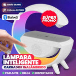 Lámpara Inteligente con Altavoz Bluetooth y Cargador Inalámbrico